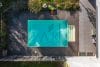 Pure - Puristisch - Pool! Bezugsfreies Einfamilienhaus im Bauhausstil für den gehobenen Anspruch - Pool Draufsicht