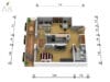 Beste Ludwigsvorstadt: Zwei-Zimmer, Loftcharakter - 13qm Süd/West Loggia, Keller/TG - bezugsfrei! - Grundriss Südansicht