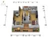 Beste Ludwigsvorstadt: Zwei-Zimmer, Loftcharakter - 13qm Süd/West Loggia, Keller/TG - bezugsfrei! - Grundriss Westansicht