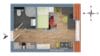Microappartment in begehrter Lage Nymphenburgs inkl. Möbilierung plus großem SUV Stellplatz - Grundriss 669224AJK05