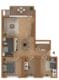 Aus Alt mach Neu & aus DREI mach VIER Zimmer, Terrassenwohnung, Keller, ruhig und zentral Westpark. - Grundriss gem. Umbauvorschlag