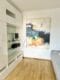 Sonniges und möbiliertes Microappartment mit 25m2 Wohnfläche plus 18 m2 Dachterrasse nähe BMW - Wohnnische -  Schlafen und Relaxen
