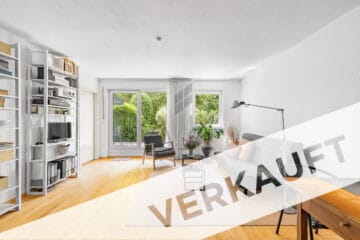 Verkauft: Ihre Chance auf 3 Zimmer Wohnung mit sonniger West-Terrasse, Garten & Gartenhaus, 81241 München / Pasing-Obermenzing, Souterrainwohnung